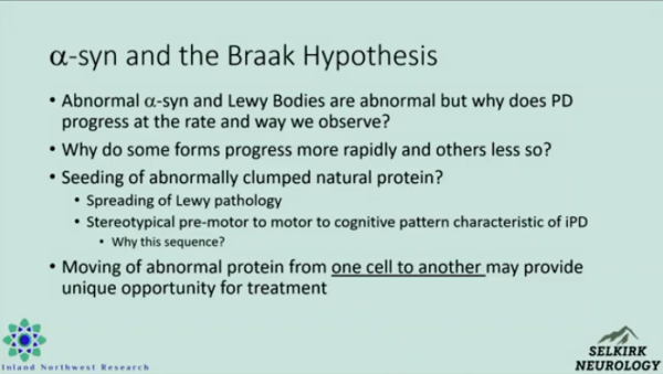 Slide about a-syn and the Braak Hypothesis